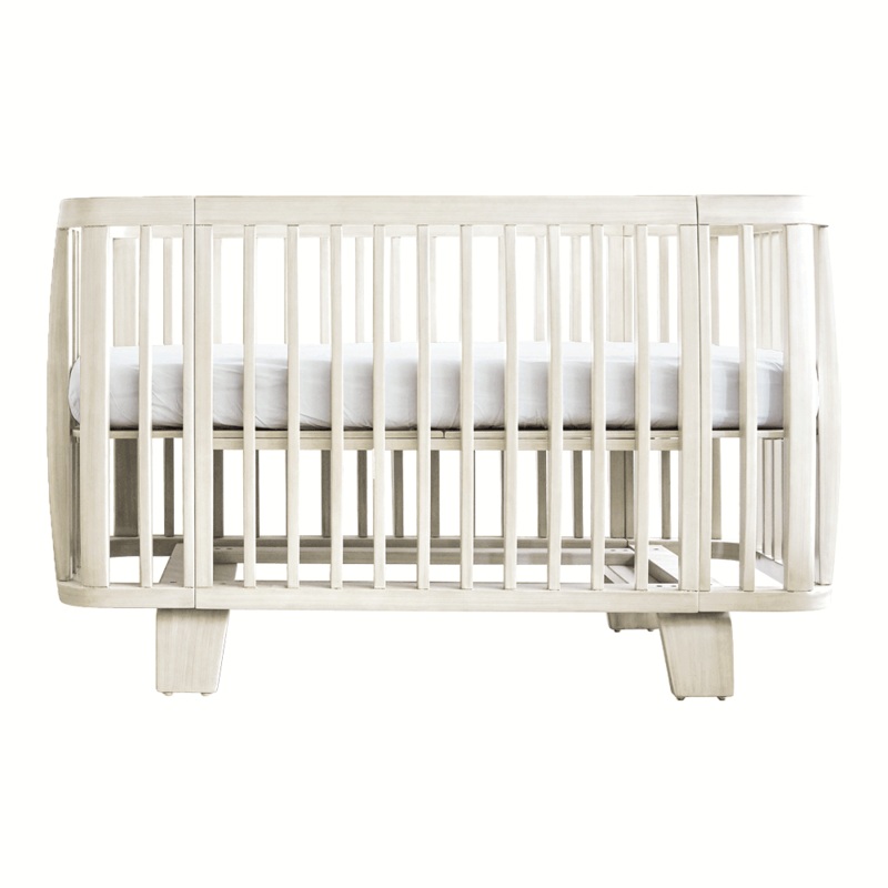Bloom Baby Retro Solid Wood Crib White Wash