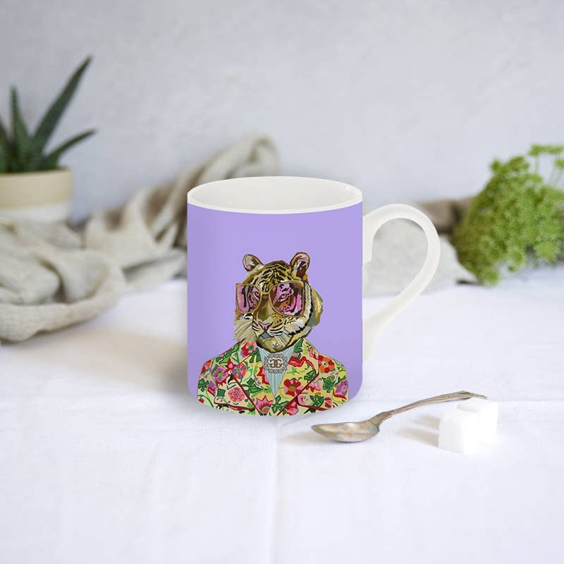 Fashion Animals- Tommy Fine Bone China Mug