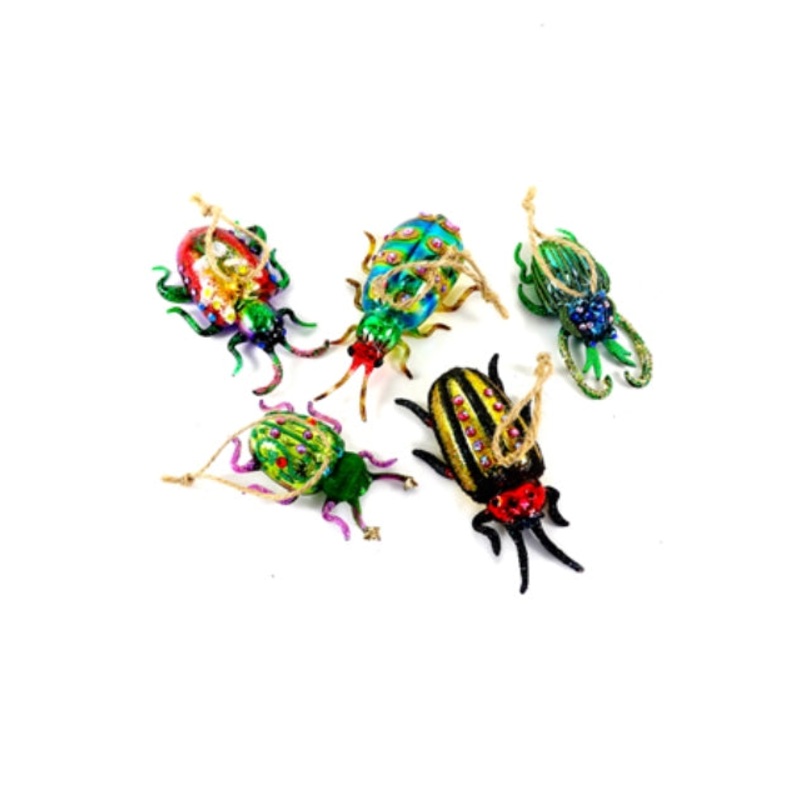Forest Floor Bug Holiday Ornaments