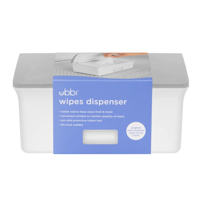 Gray Wipes Dispenser Ubbi