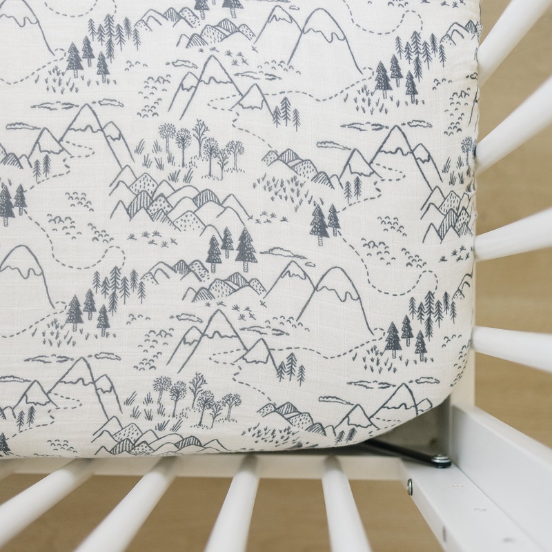 Muslin Crib Sheet | Summit