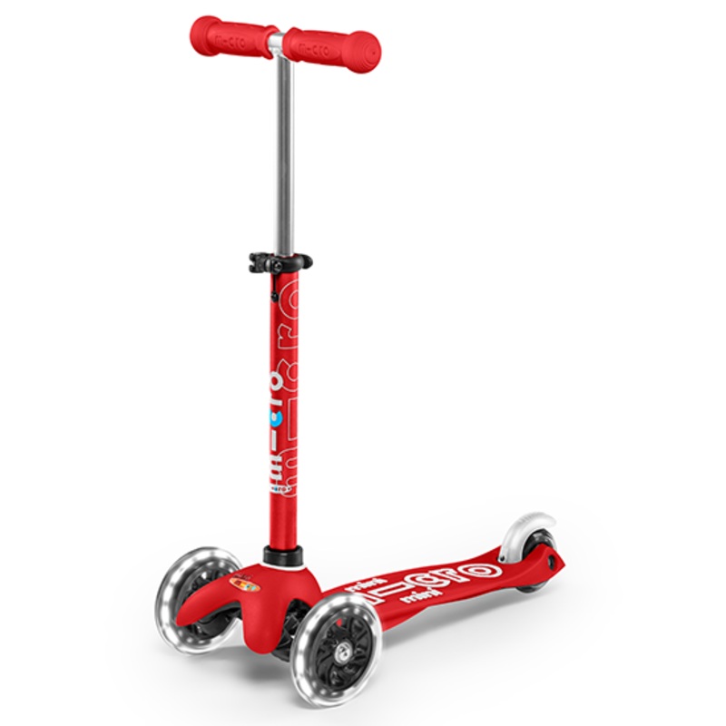 Micro Kickboard Mini LED Scooter Red