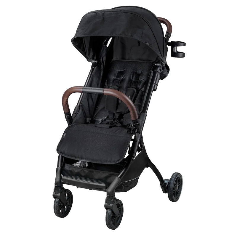 Strolee LINQ Travel V3 Compact Single Stroller Platinum Bundle Black