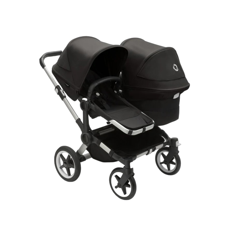 Bugaboo Donkey 5 Duo Complete Stroller Midnight Black Aluminum