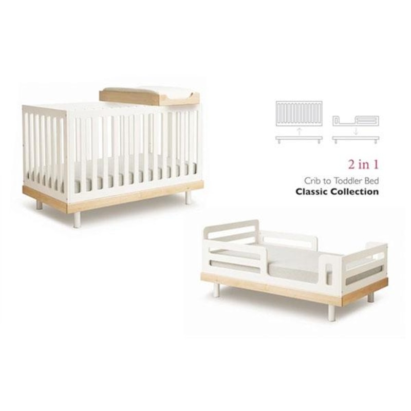 Classic Toddler Bed Conversion Kit White
