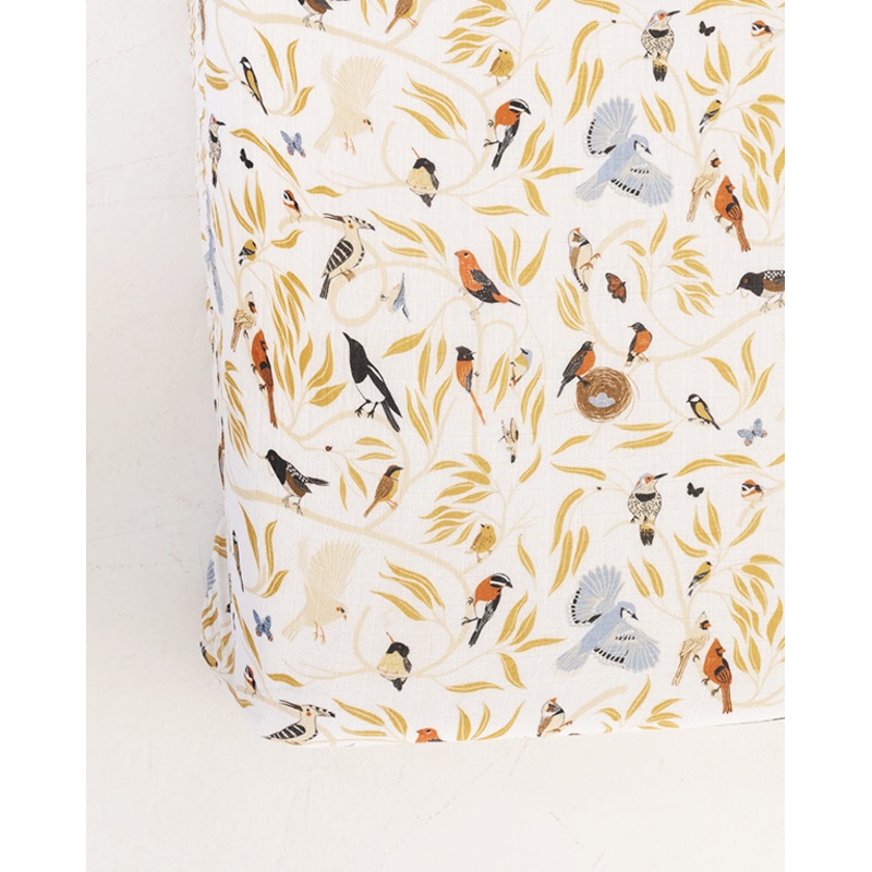 Clementine: For the Birds Crib Sheet