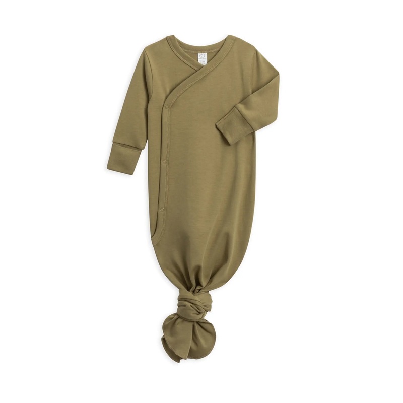 Colored Organics Indy Kimono Gown – Herb NB