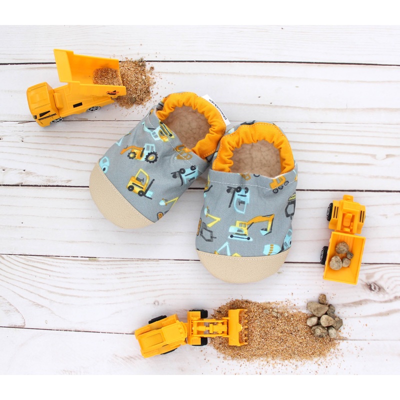 Construction Vehicles Baby Shoes 0 – 6 months