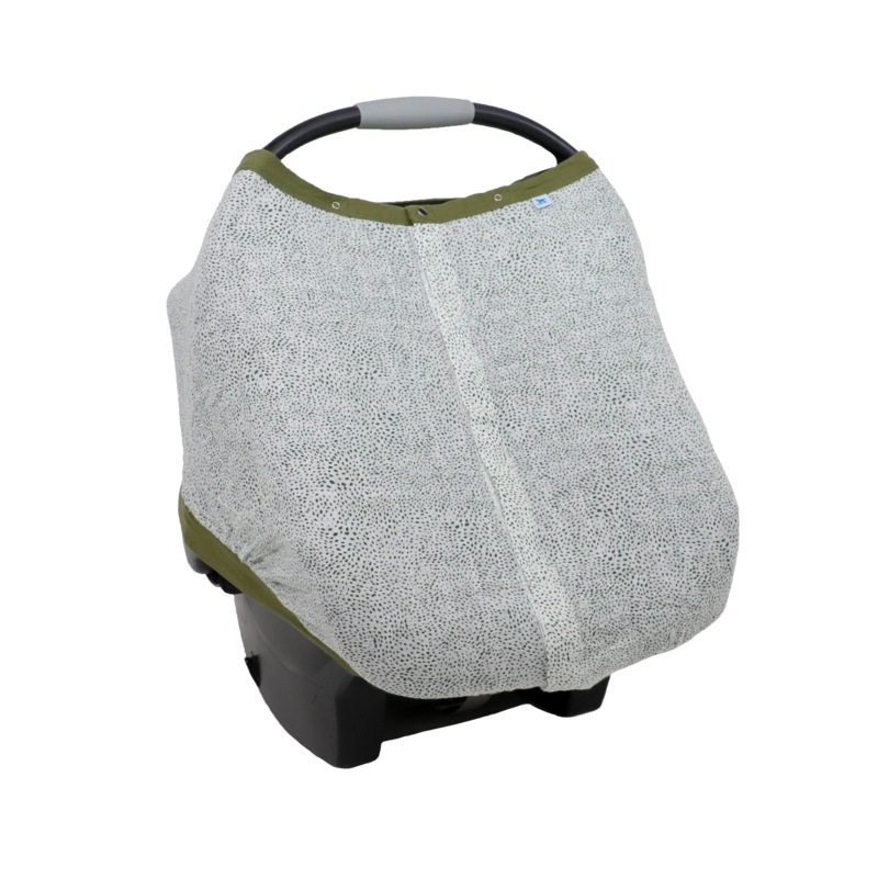 Cotton Muslin Car Seat Canopy – Green Seed Green Seed