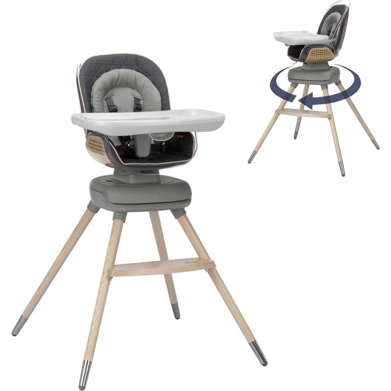 Maxi-Cosi Kindred Kiskadee 360 Rotating High Chair Onyx Heritage