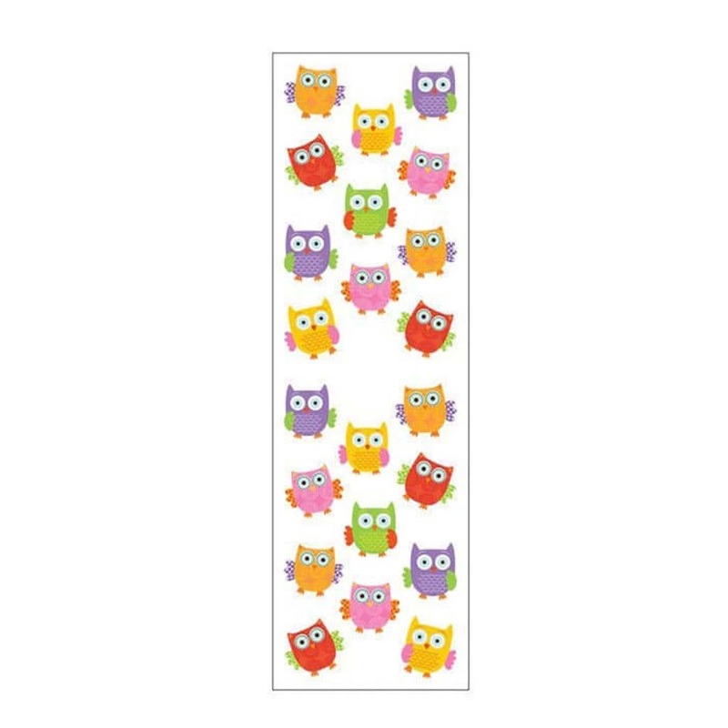 Mrs Grossman’s Strip of Forest Owls Stickers