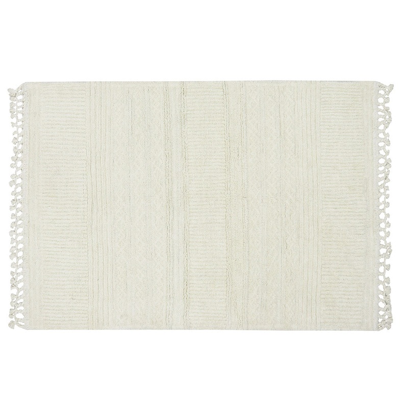 Ari Sheep Woolable Rug White 4′ x 5′ 7″