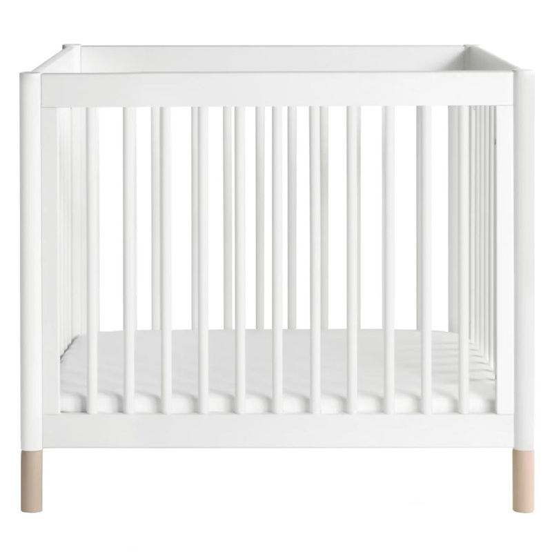 Babyletto Gelato 4-in-1 Convertible Mini Crib White / Washed Natural