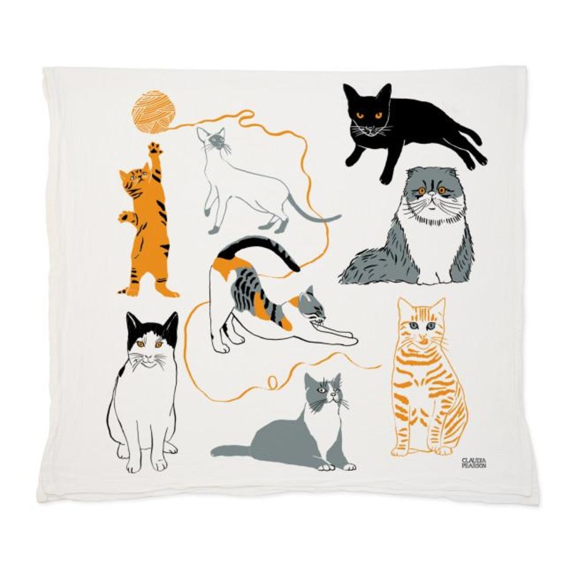 Cat Tea Towel