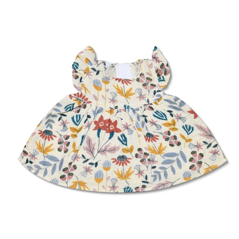 Doll Dress – Earthtone Floral Earthtone Floral