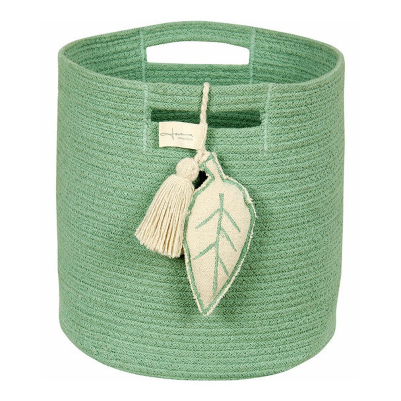Lorena Canals Basket Leaf Green