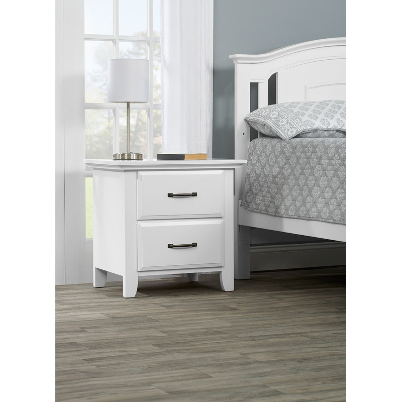 Oxford Willowbrook 2 Dr Nightstand in White