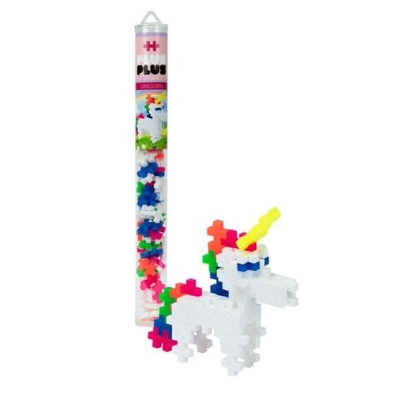 Plus-Plus Unicorn Construction Building Mini Puzzle Blocks, 70 Pieces Tube