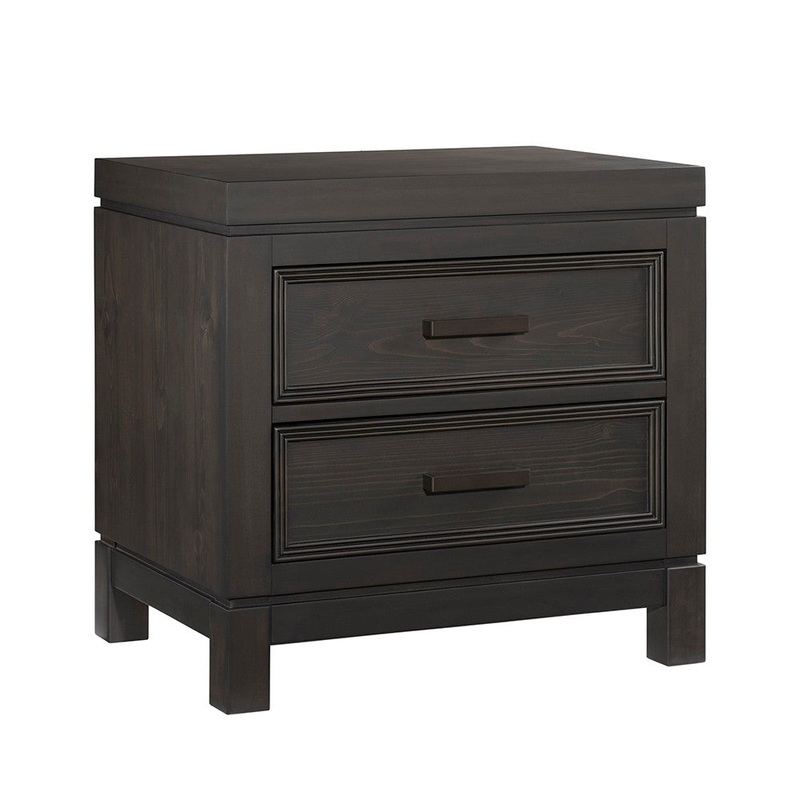 Soho Baby Manchester Nightstand Black Iron