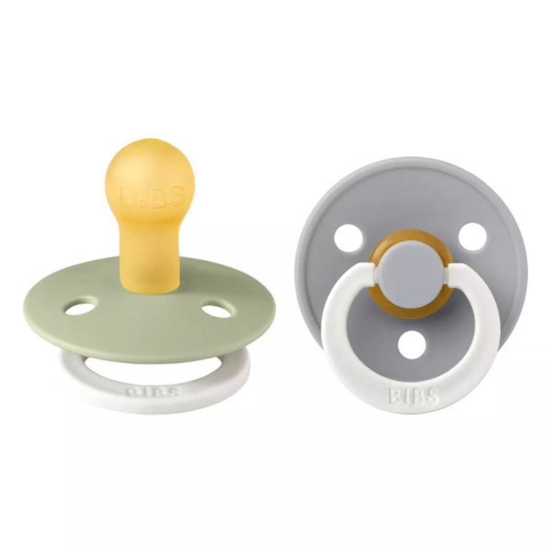 Bibs 2 Pack Stage 3 Glow Pacifier Sage /Cloud