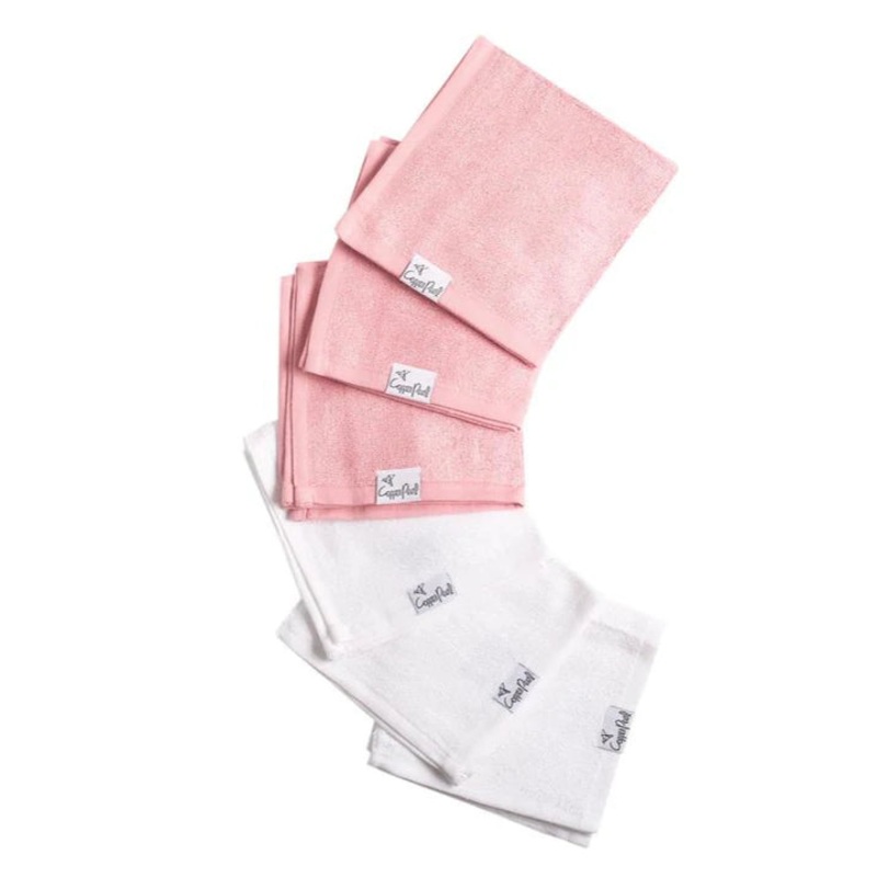 Copper Pearl 6 Ultra Soft Wash Cloths in Darling