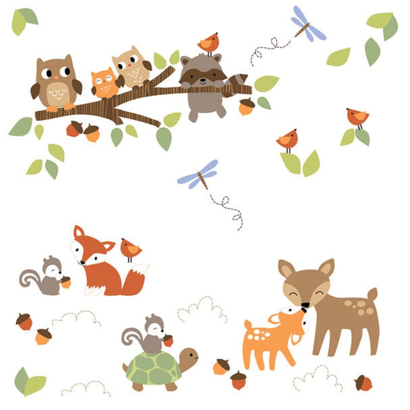 Lambs & Ivy Woodland Tales Wall Appliques