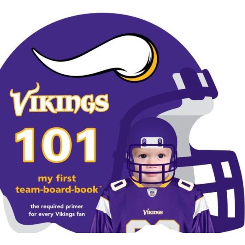 Minnesota Vikings 101 Board Book and Rally Baby Paper