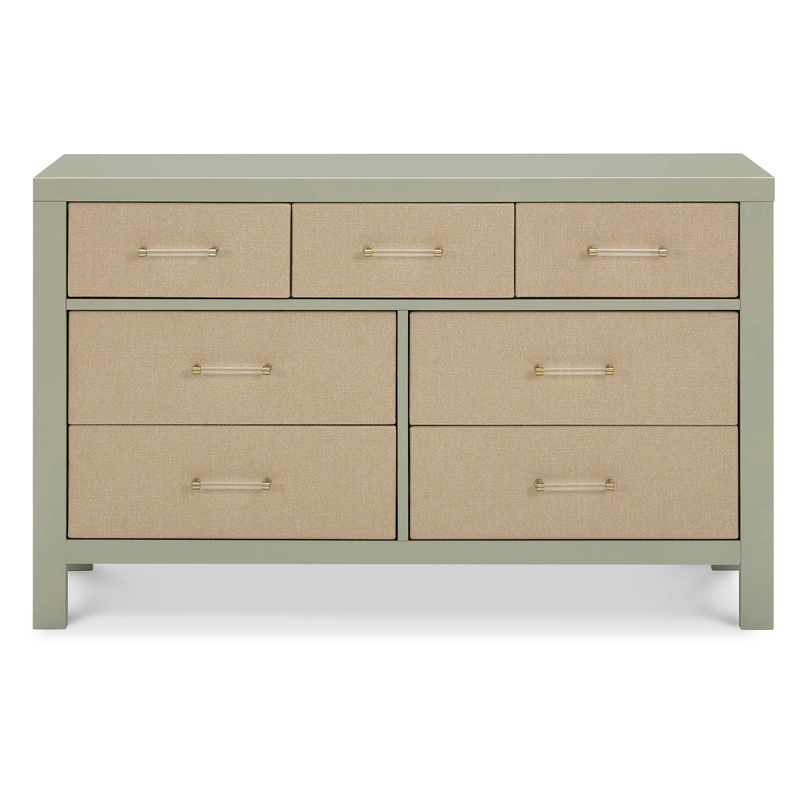 Namesake Eloise 7-Drawer Dresser French Sage/ Performance Sand Eco-Weave