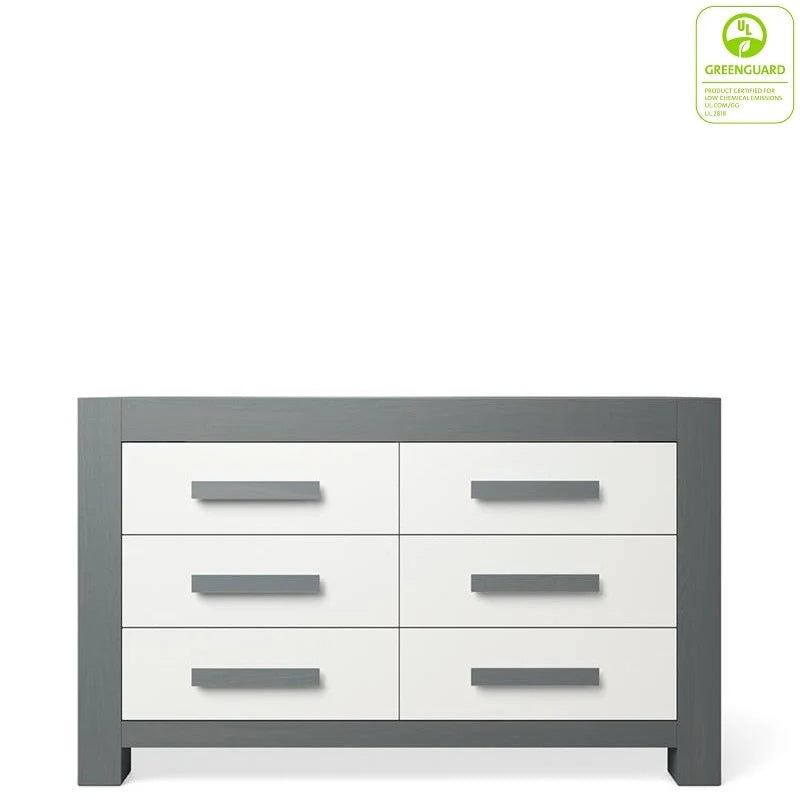 Romina Ventianni Double Dresser Solid White Solid White