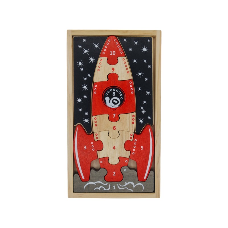 321 Blast Off Puzzle – Multilingual Space Puzzle