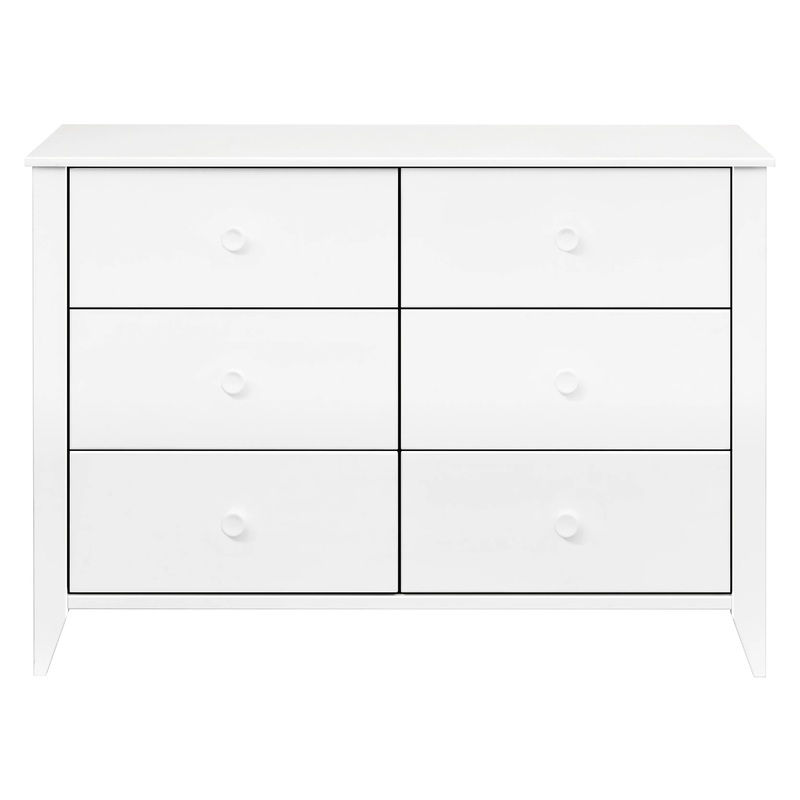 Babyletto Sprout 6 Drawer Dresser White