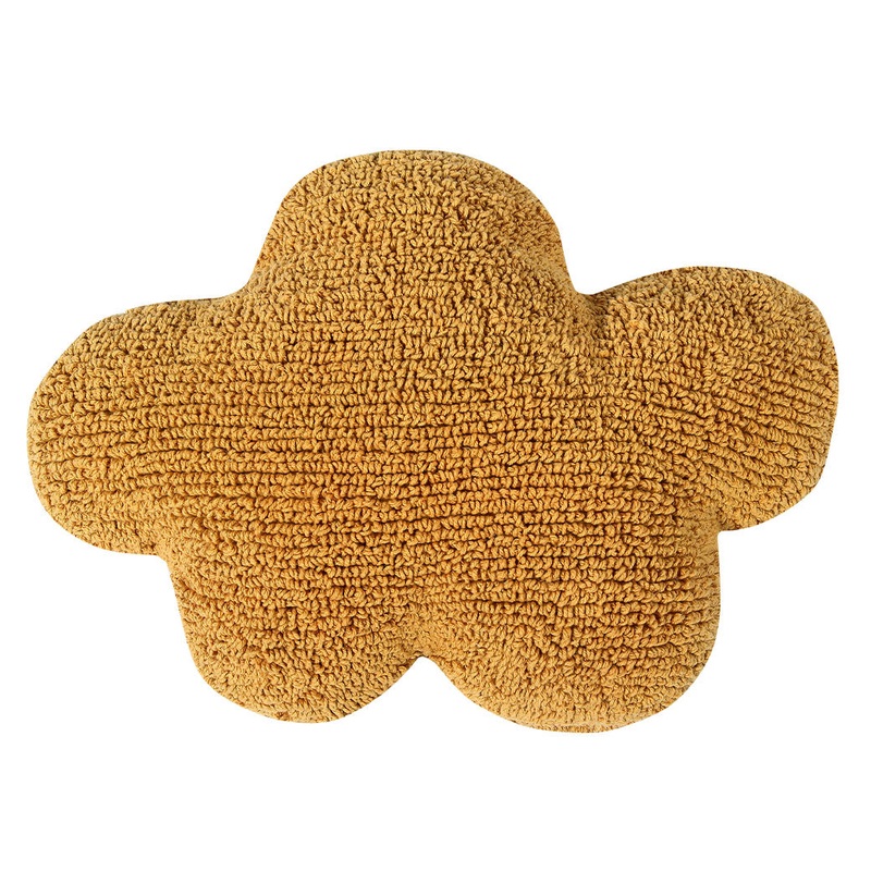 Cloud Washable Cushion Mustard