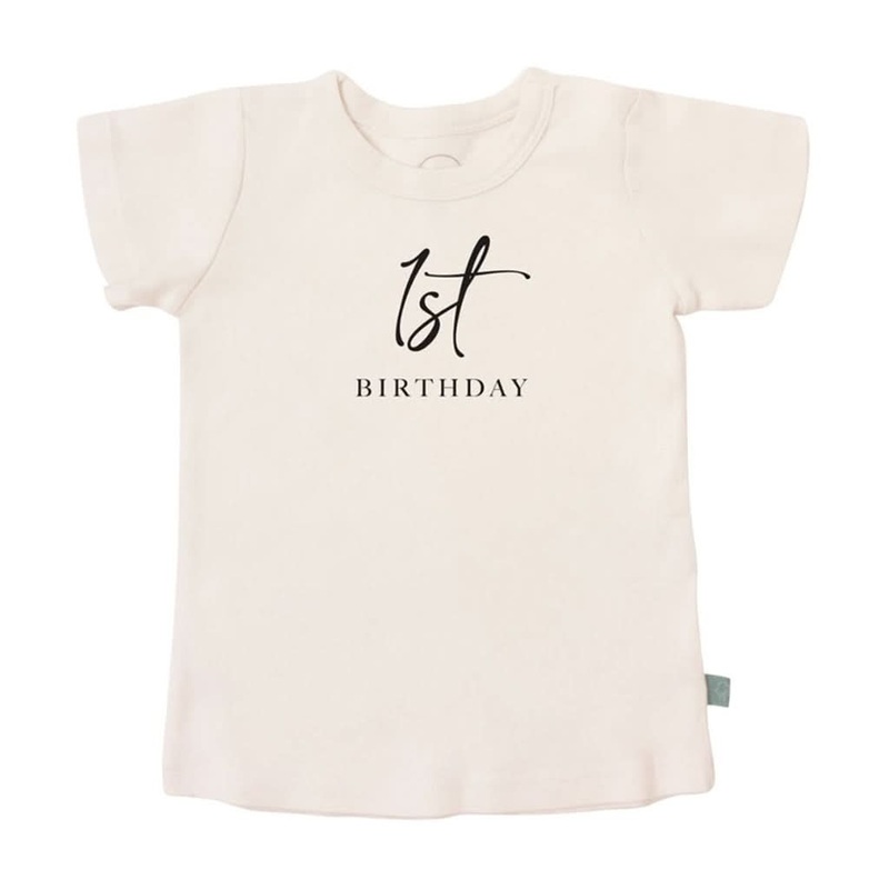 Finn & Emma Short Sleeve Graphic T-Shirt – 1st Year 12-24m