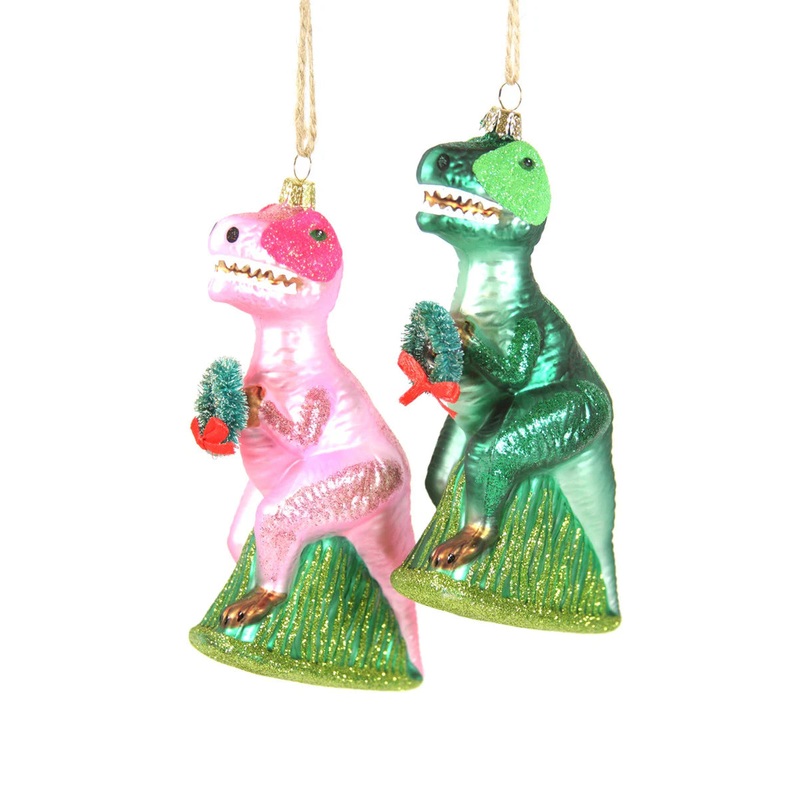 Merry Merry T-Rex Ornament