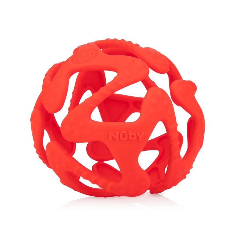 Tuggy Teething Ball Red
