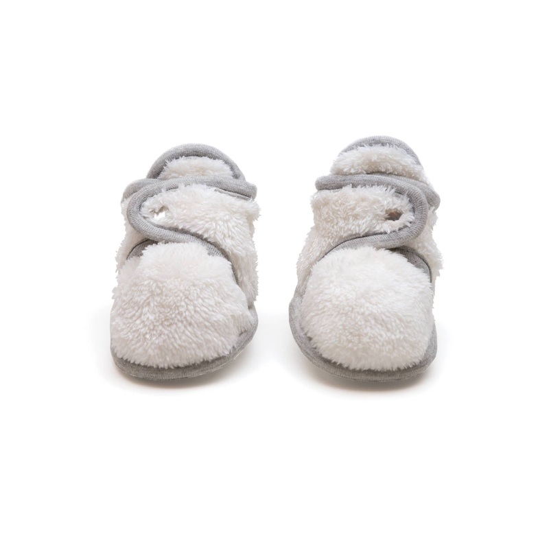 Booties Fuzzy Navy 3 mos
