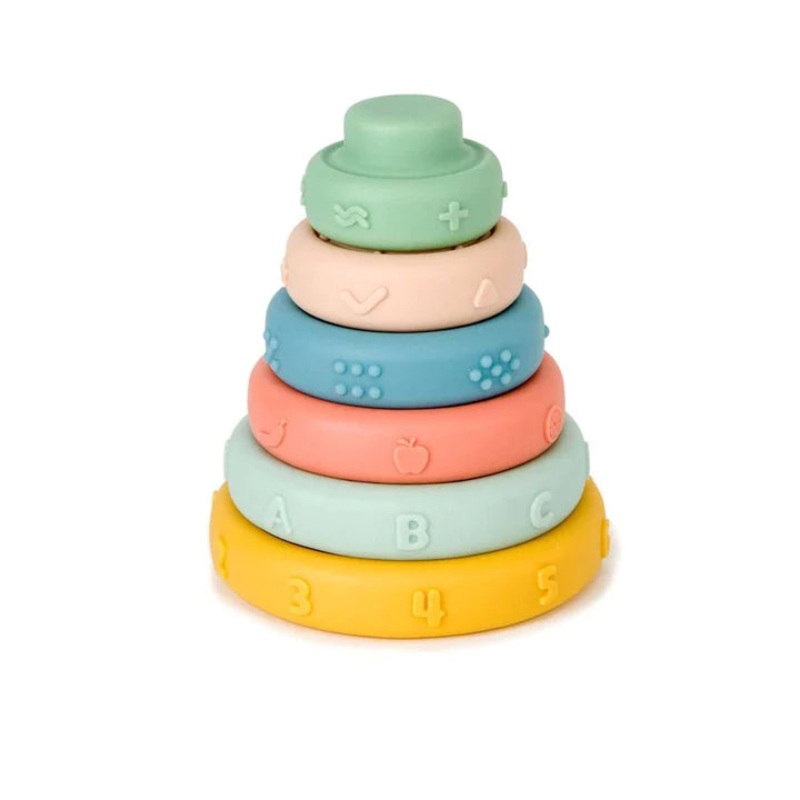 Stack and Learn Silicone Rings