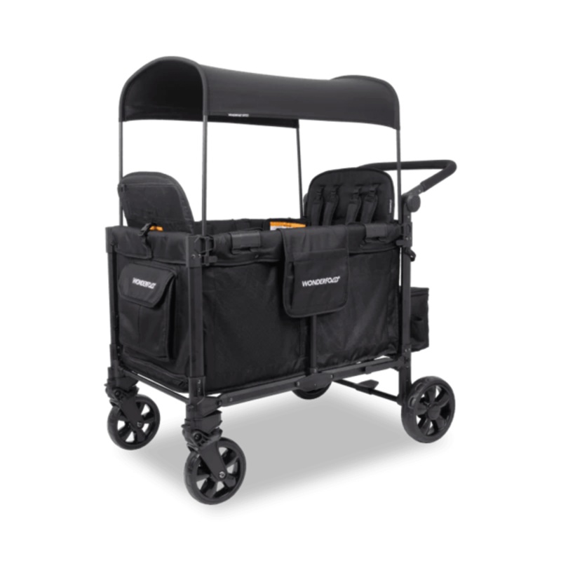 Wonderfold W4 Elite Pro Stroller Wagon Black
