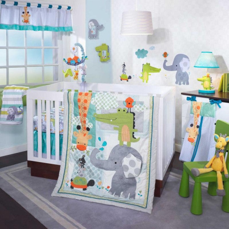 Lambs & Ivy Yoo-Hoo 4 Piece Bedding Set