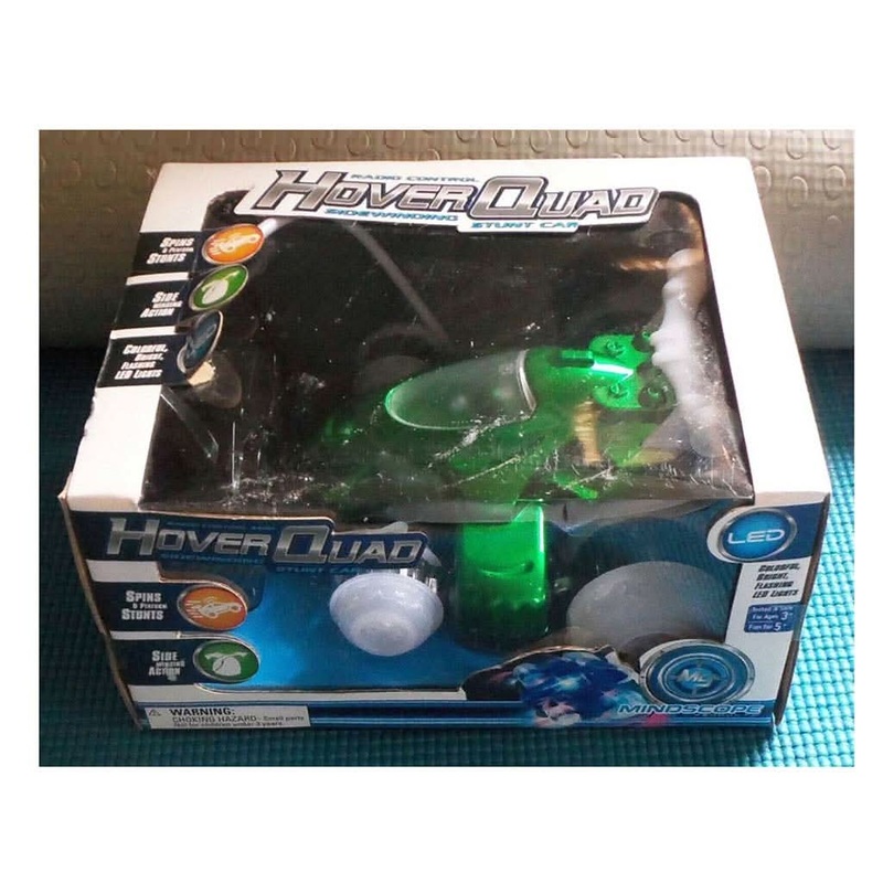 MINDSCOPE GREEN HoverQuad Mini Radio Control Stunt Action Light Up LED