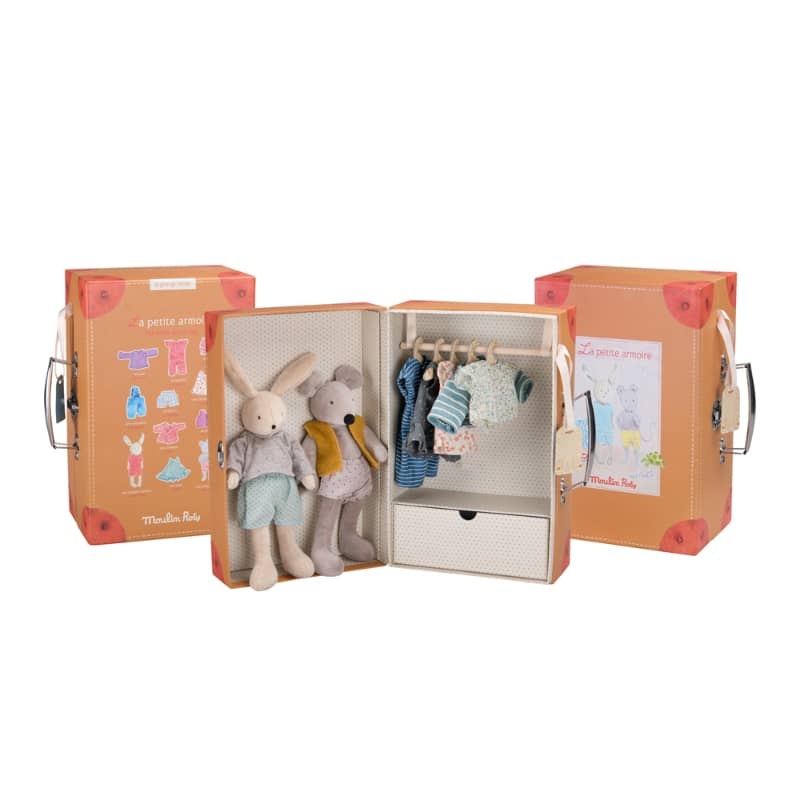 Rabbit & Mouse’s Suitcase Wardrobe