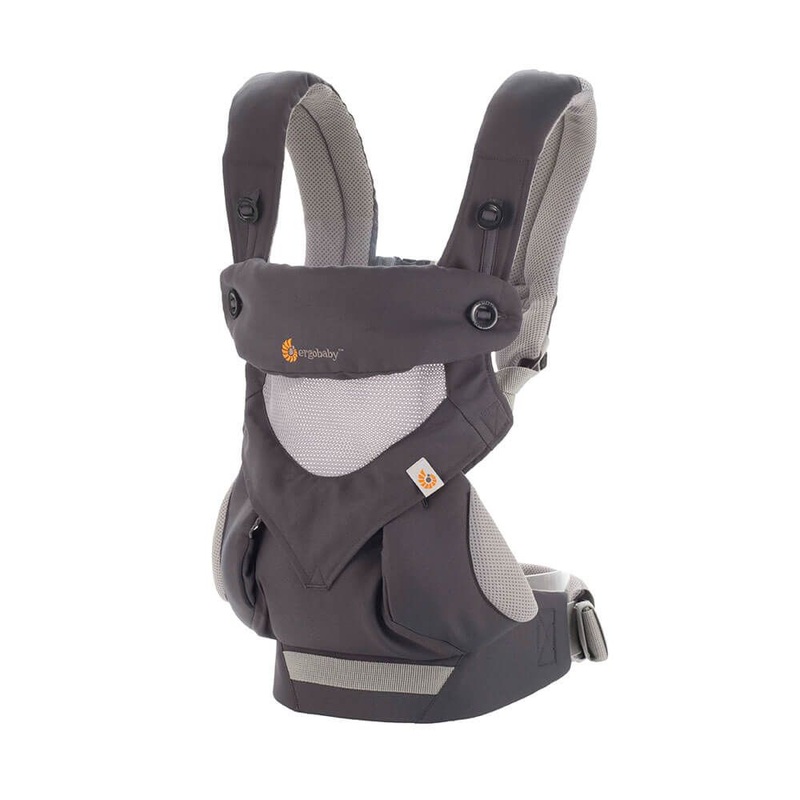 360 Baby Carrier Carbon Grey Cool Air Mesh