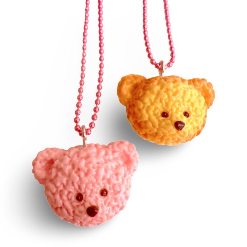 Pastry Bear Necklace I Charm Necklace I Handmade Necklace