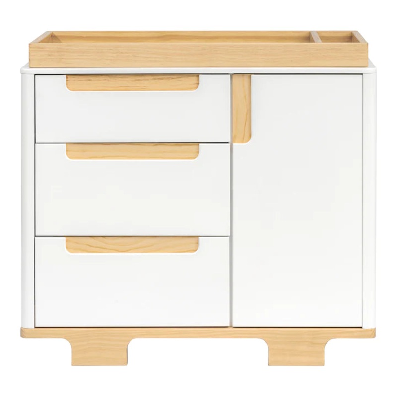 Babyletto Yuzu 3-Drawer Changer Dresser White / Natural