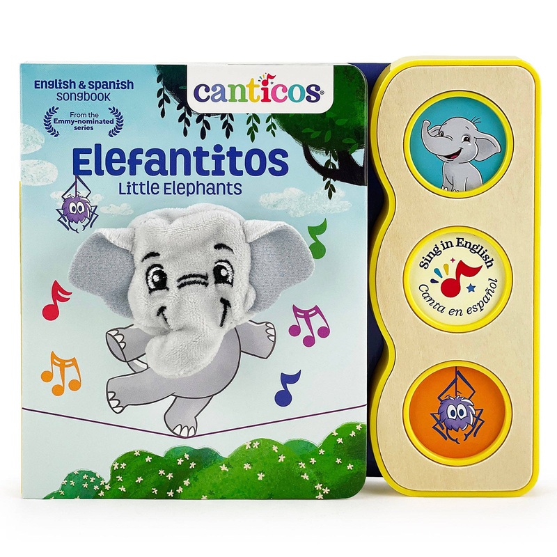 Canticos Little Elephants (Bilingual) Finger Puppet Sound