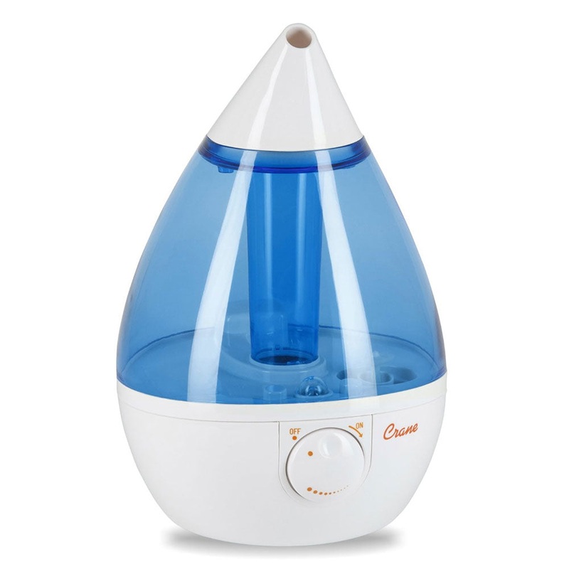 Drop Shape Cool Mist Humidifier White