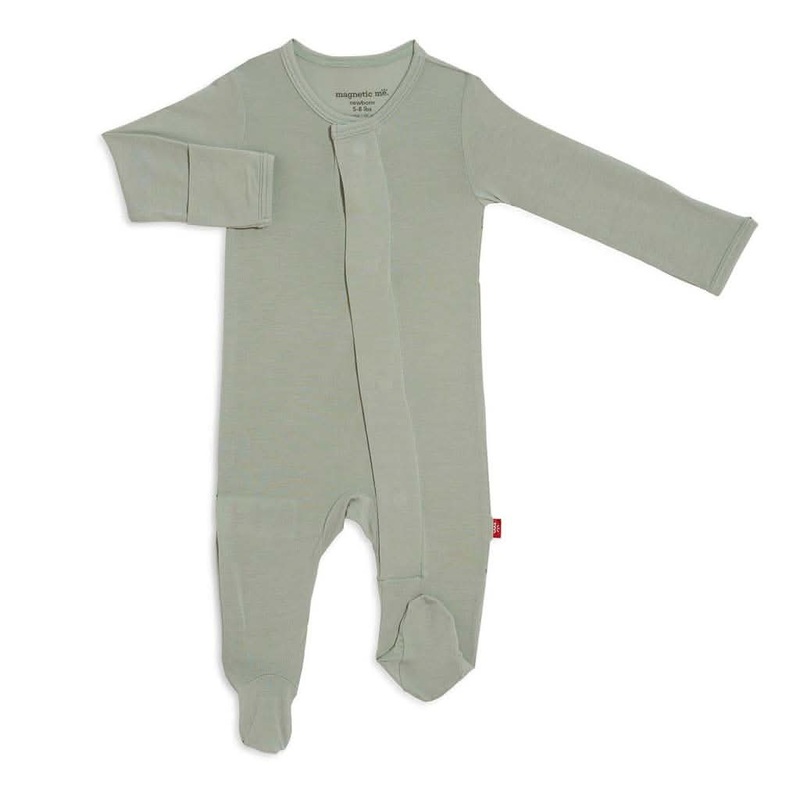 Magnetic Me Sea Foam Modal Magnetic Footie 6-9 Month