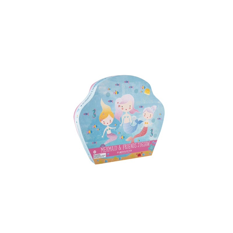 Mermaid 40pc Jigsaw inn Shaped Box