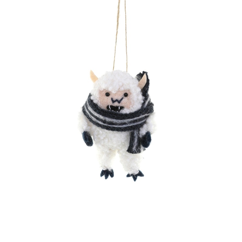 SNOWBOUND YETI Christmas Ornament