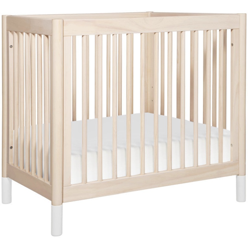 Babyletto Gelato 4-in-1 Convertible Mini Crib Washed Natural / White